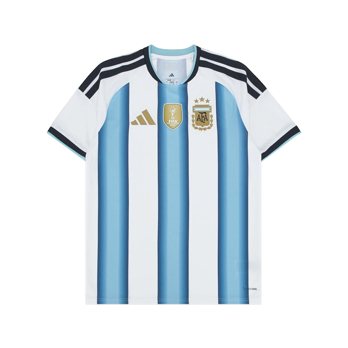 아디다스 아르헨티나 2026 홈 저지 - KR 사이즈 (논 마킹 버전)(Adidas Argentina 2026 Home Jersey White Icey Blue - KR Sizing (Non Marking Ver.))