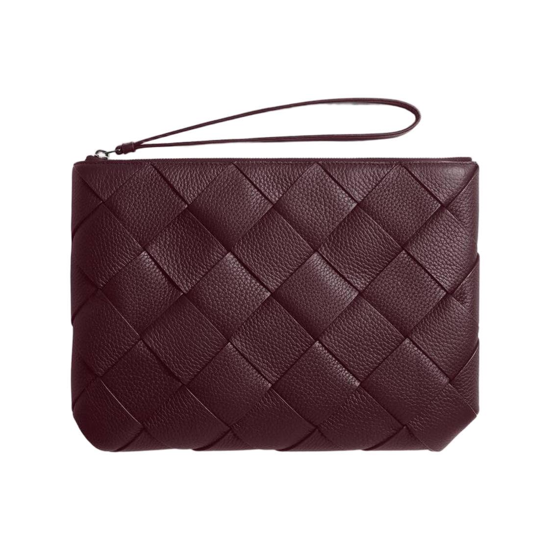 795632V4FV16144 Bottega Veneta Diago Large Pouch Deep Mahogany