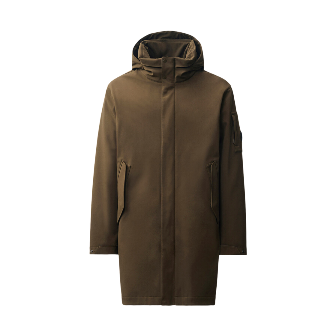 21CMOW003A006097A683 C.P. Company C.P. Shell-R Padded Hooded Parka Ivy Green - 26FW