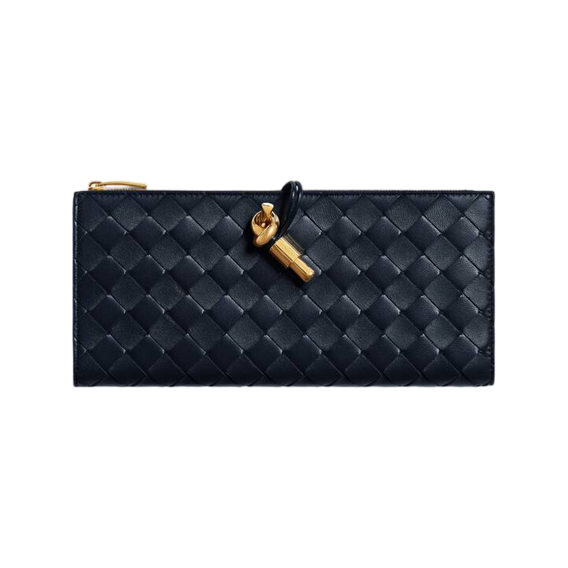 876345VCPP24338 Bottega Veneta Andiamo Wallet Organizer Midnight