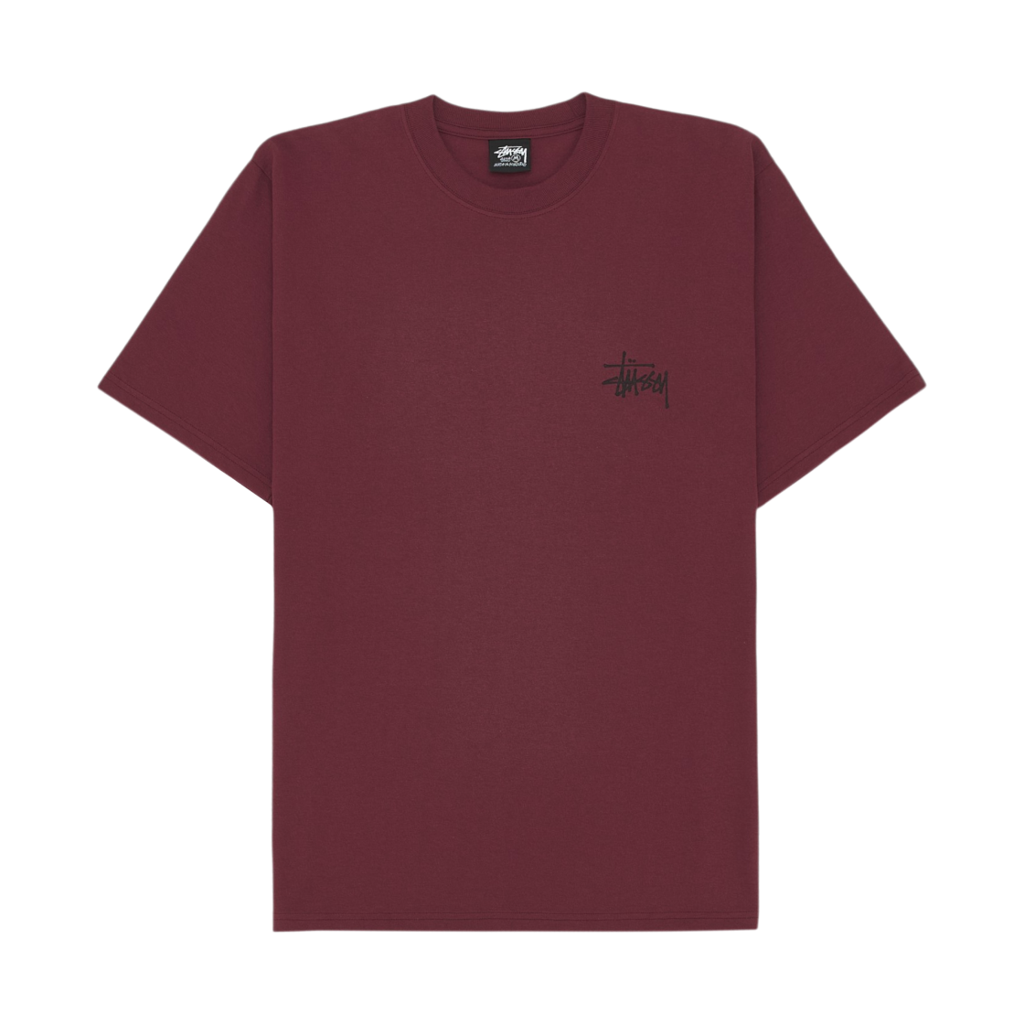 스투시 베이직 스투시 티셔츠 와인(Stussy Basic Stussy T-Shirt Wine) - 2