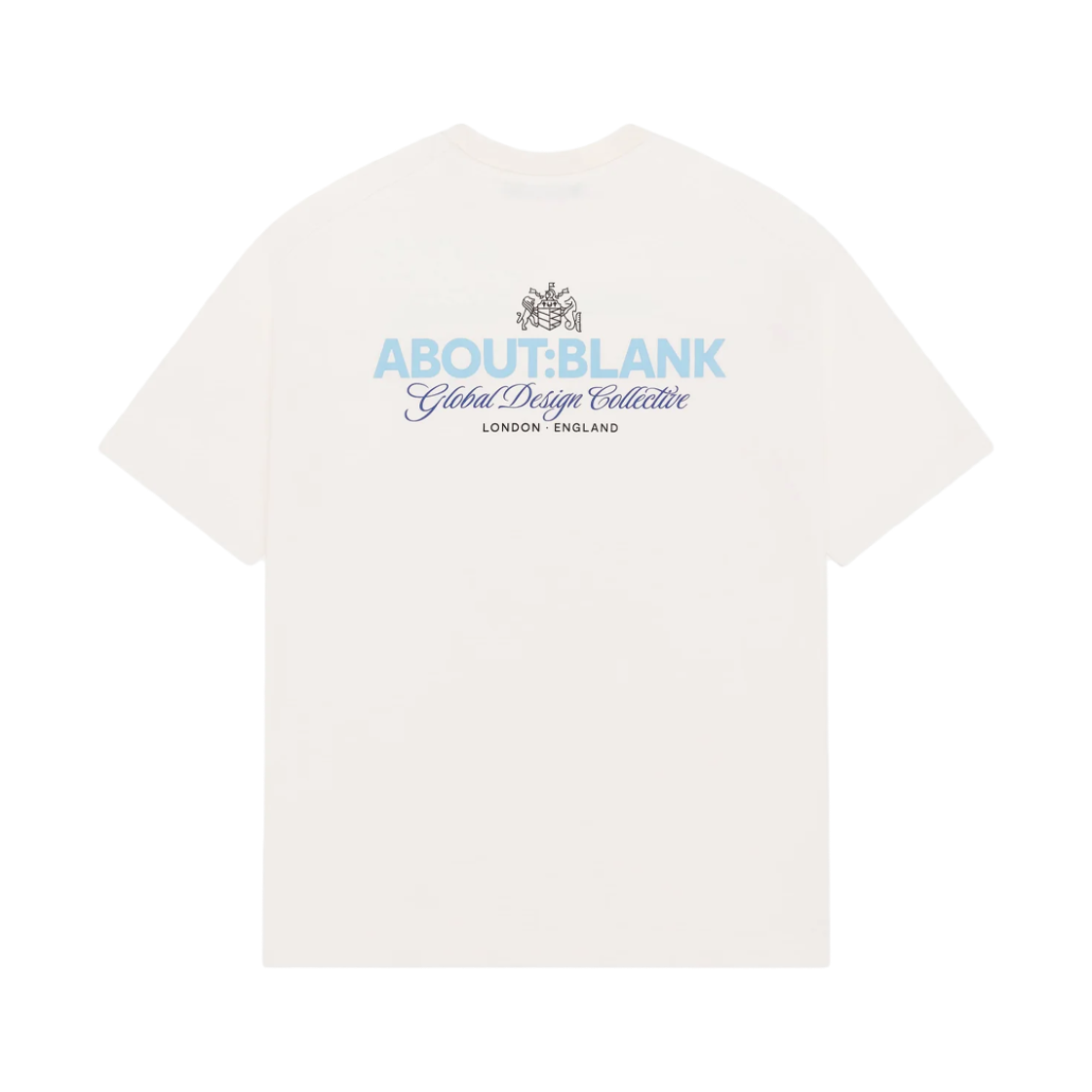 [KREAM 단독] 어바웃 블랭크 블레이즌 티셔츠 오트 블루 네이비 - 26FW([KREAM 단독] About:Blank Blazon T-Shirt Oat Blue Navy - 26FW) - 2