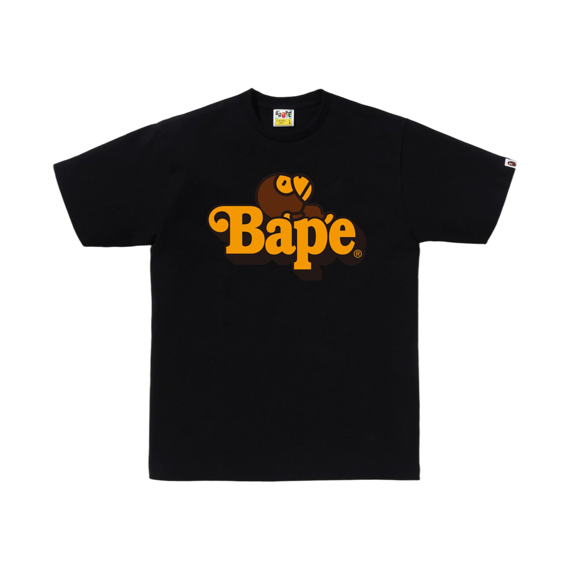 - BAPE Milo On Bape T-Shirt Black
