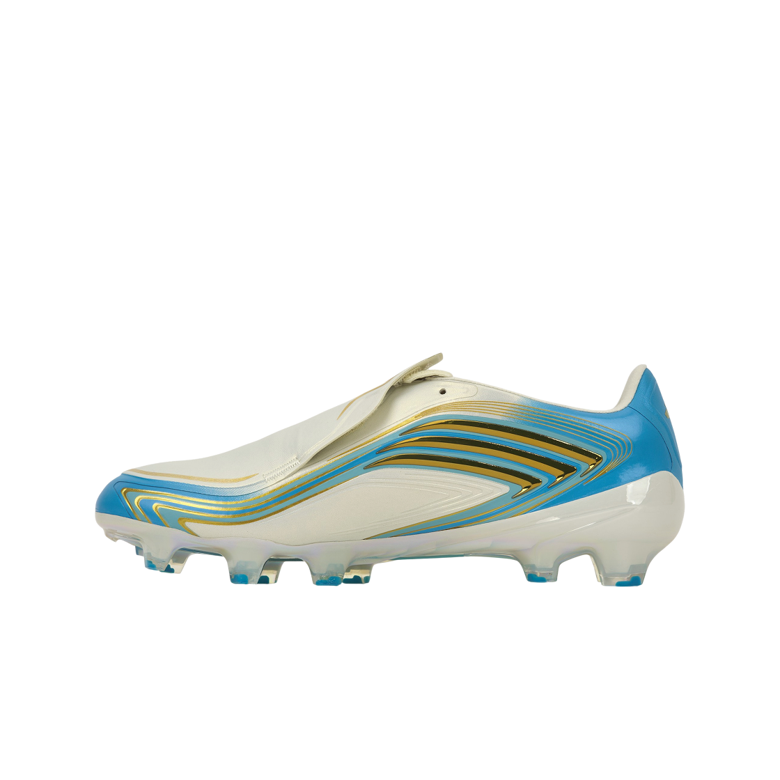 아디다스 F50 메시 엘리트 펌 그라운드 아이보리 세미 블루 버스트(Adidas F50 Messi Elite Firm Ground Ivory Semi Blue Burst) - 3