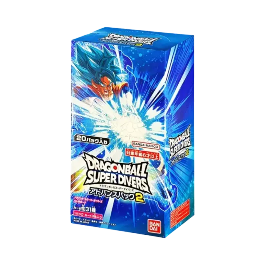 드래곤볼 슈퍼카드 게임 슈퍼 다이버즈 어드밴스 팩 2 박스 (20팩/일어판)(Dragon Ball SCG Super Divers Advanced Pack 2 Box (Pack Of 20/Japanese Ver.)) - 1