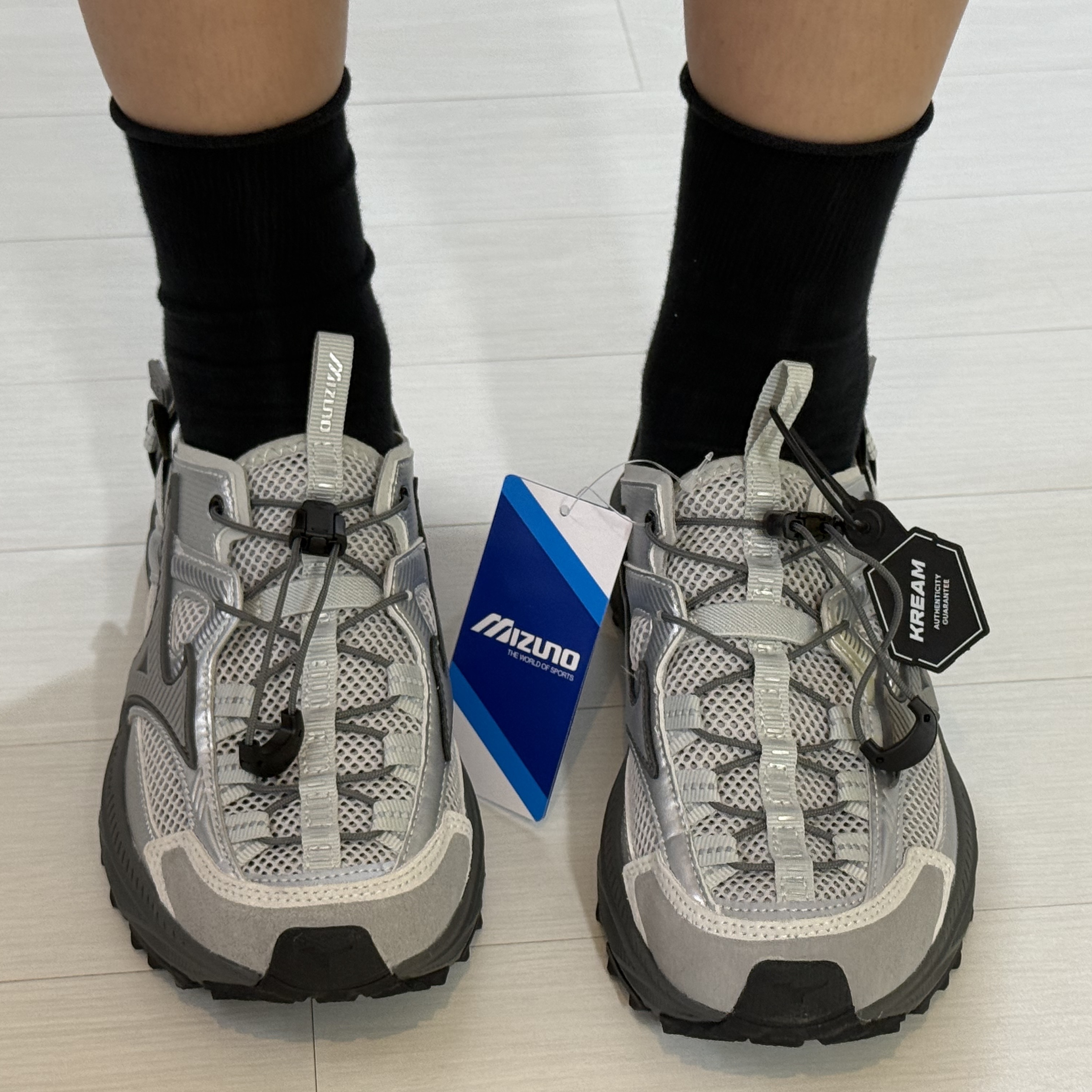 Mizuno Apex Trail Silver 착용 스타일 - 2