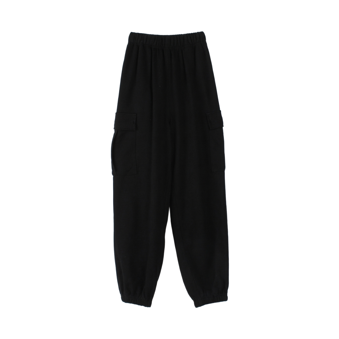 GC3922-블랙 GCLIP Banded Wide Pocket Cargo Training Sweatpants Black