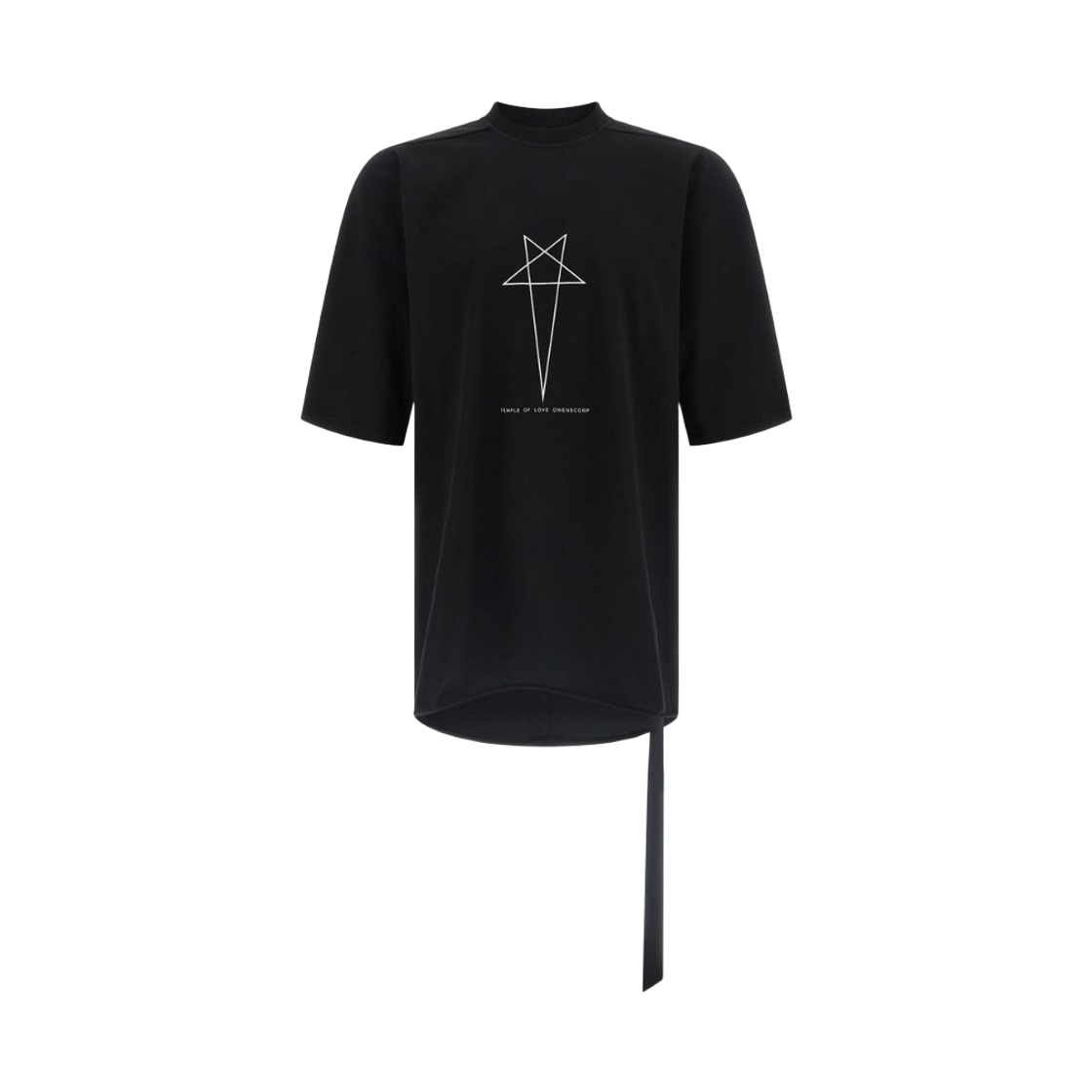 릭 오웬스 다크쉐도우 점보 숏슬리브 티셔츠 밀크 블랙(Rick Owens Drkshdw Jumbo Short Sleeve T-Shirt Milk Black) - 1