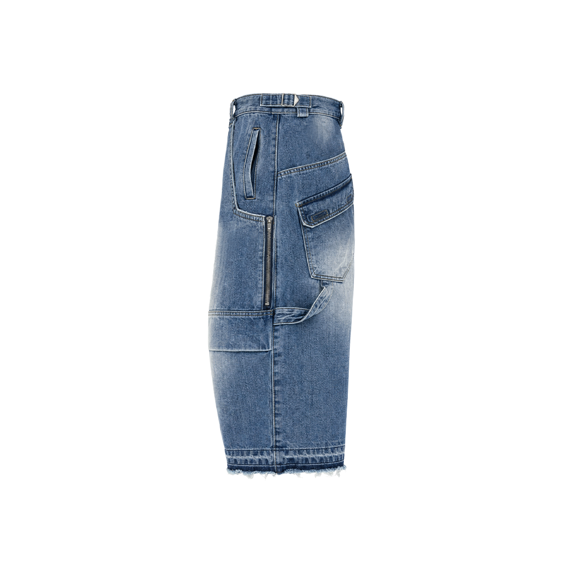 카미엔 그라운드 버뮤다 데님 팬츠 블루(Kamien Ground Bermuda Denim Pants Blue) - 3