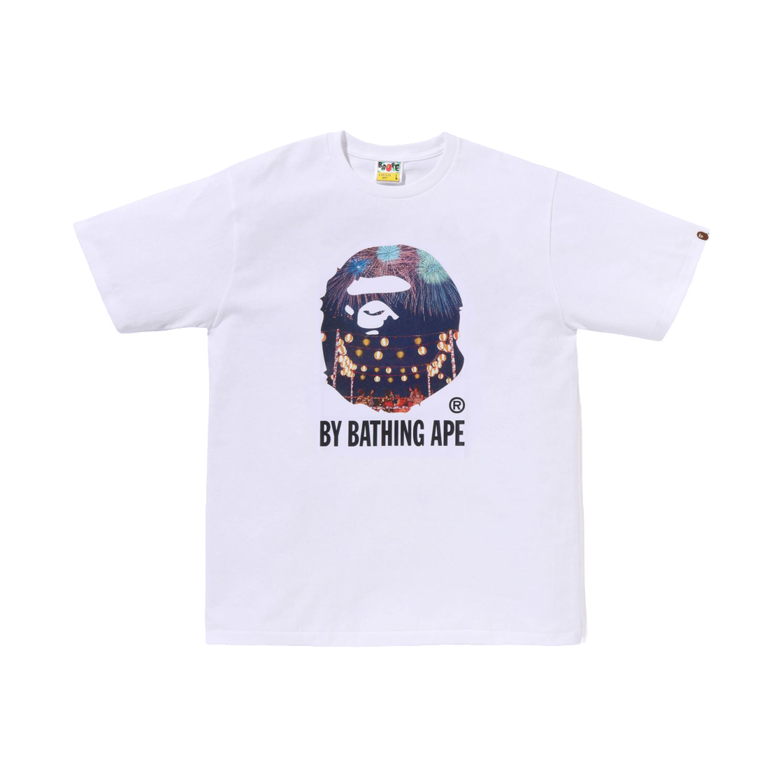 - BAPE Japanese Festival Photo By Bathing Ape T-Shirt White