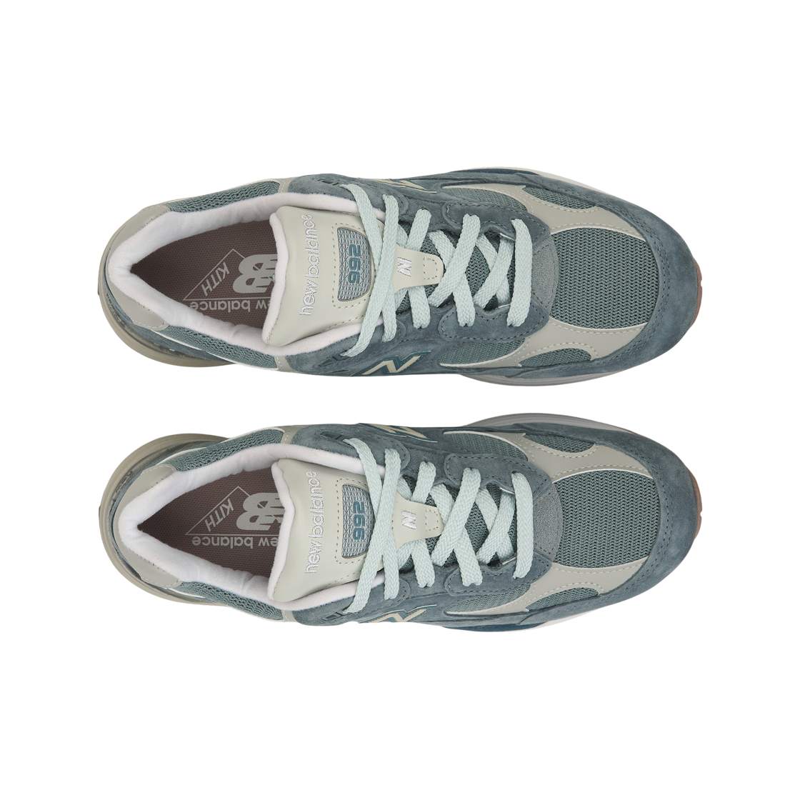 뉴발란스 x 키스 992 메이드 인 USA 에게안 블루 오이스터(New Balance x Kith 992 Made in USA Aegean Blue Oyster) - 5