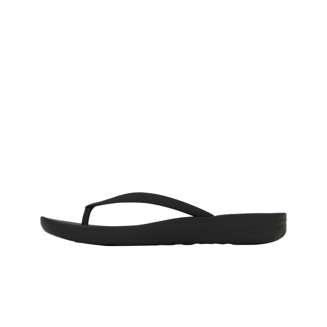 (W) 핏플랍 아이쿠션 얼고노믹 플립플랍 올 블랙((W) FITFLOP Iqushion Ergonomic Flip Flops All Black) - 3