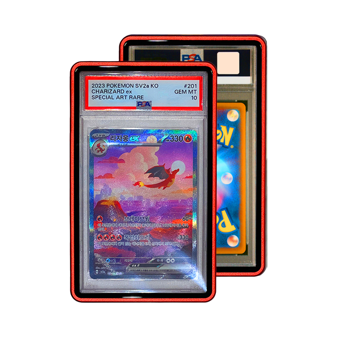 데일리케이 PSA 알루미늄 등급카드 케이스 레드(DAILY.K PSA aluminium graded card case red)