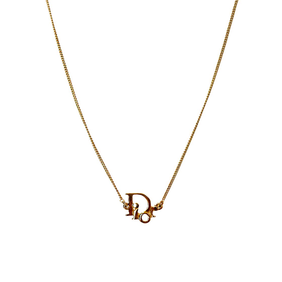 ITJPNSEH9I2H Dior Oblique Gold Necklace A-B62111