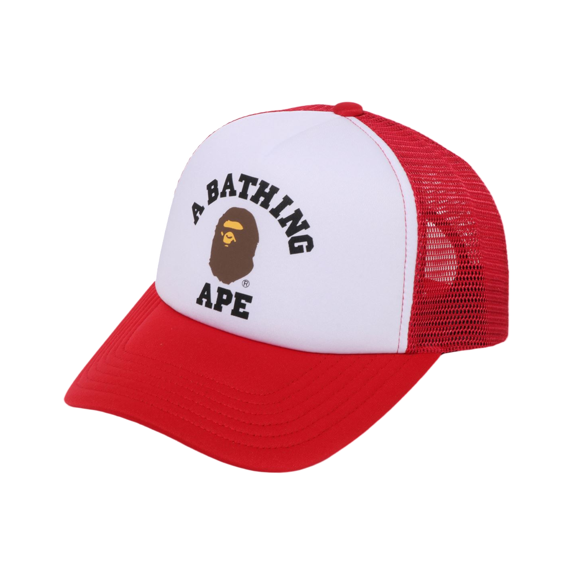 베이프 컬리지 메쉬 캡 레드(BAPE College Mesh Cap Red) - 1