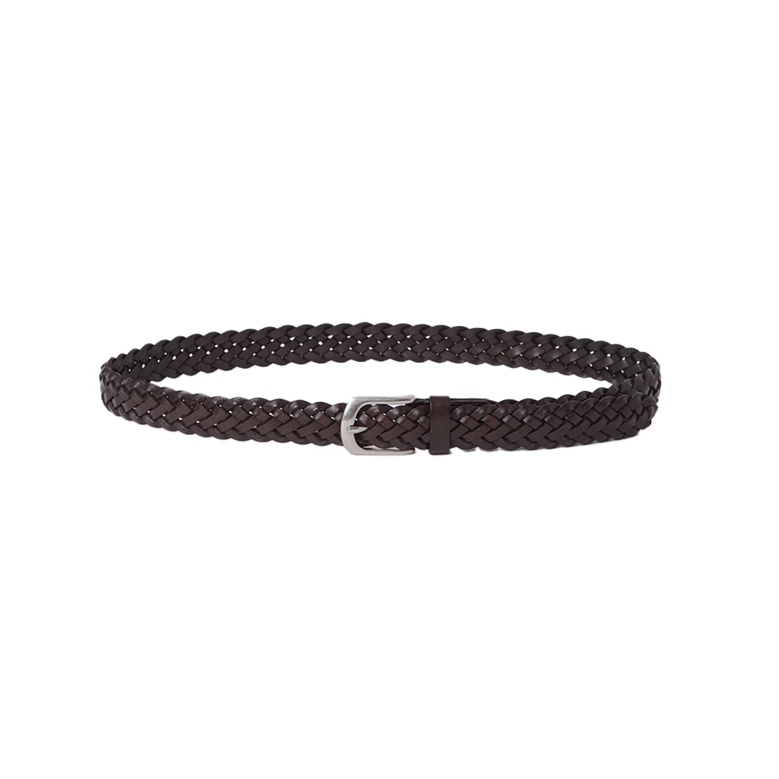 24/7 시리즈 이탈리안 레더 위빙 벨트 다크 브라운(24/7 series Italian Leather Weaving Belt Dark Brown) - 5