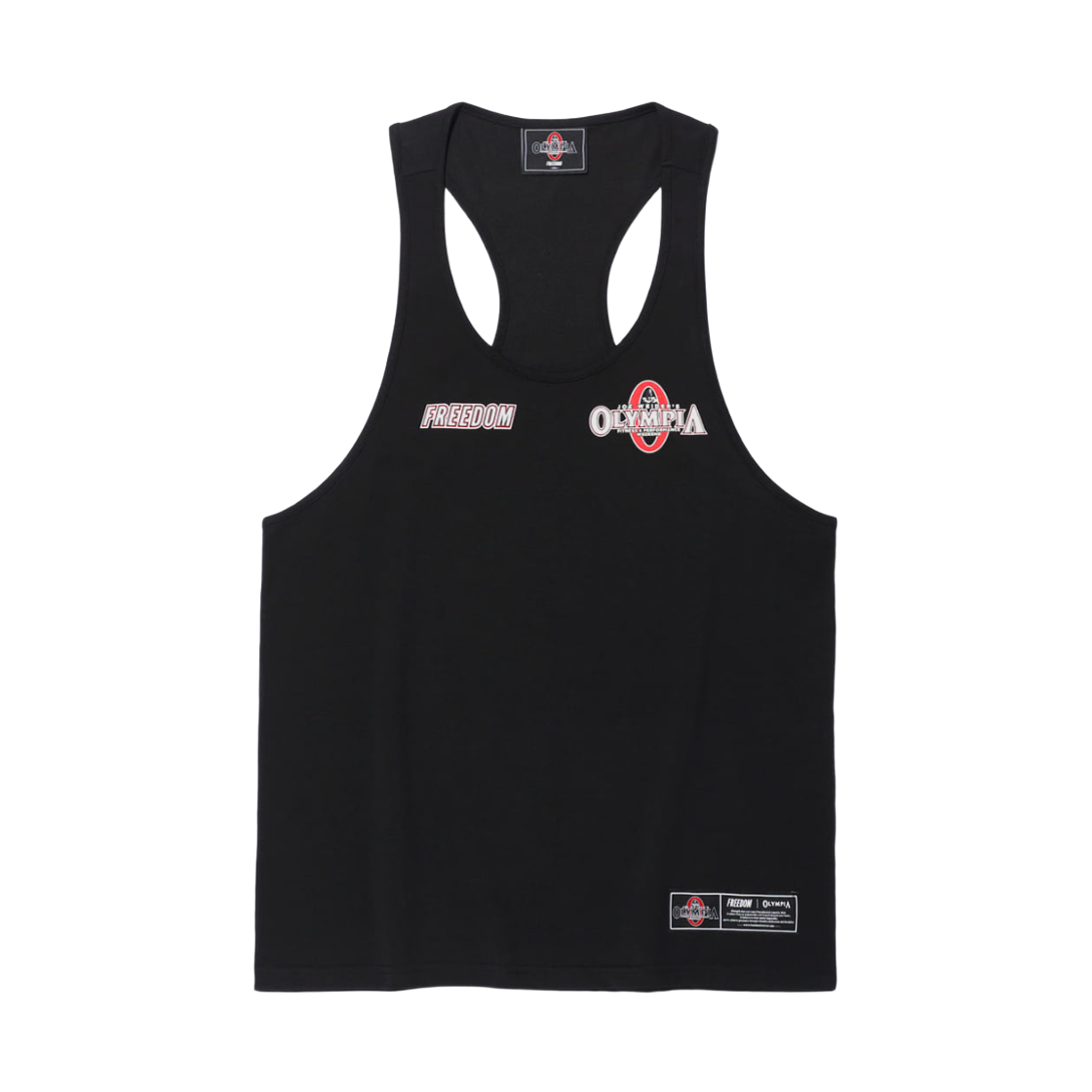 OY25SMSL0100BK FREEDOM Olympia Small Logo T-Back Sleeveless Black