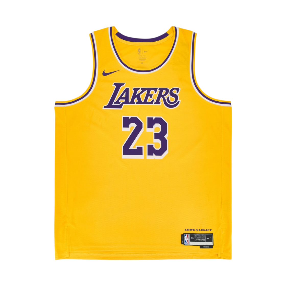 나이키 르브론 제임스 LA 레이커스 아이콘 에디션 2022/23 NBA 스윙맨 저지 아마릴로(Nike LeBron James LA Lakers Icon Edition 2022/23 NBA Swingman Jersey Amarillo)