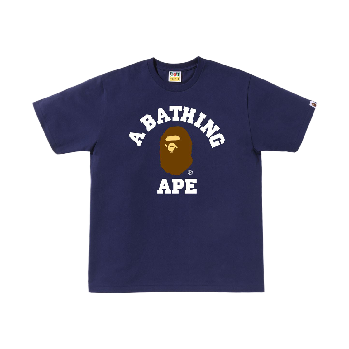 - BAPE College T-Shirt Navy