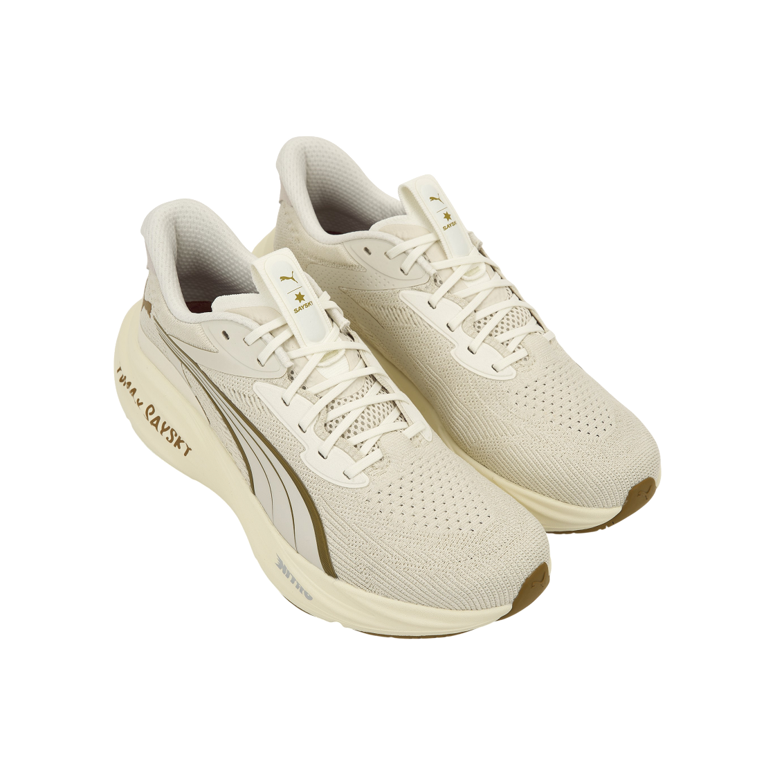 푸마 x 세이스카이 매그니파이 나이트로 3 웜 화이트 허니 버터(Puma x SAYSKY Magnify Nitro 3 Warm White Honey Butter) - 4