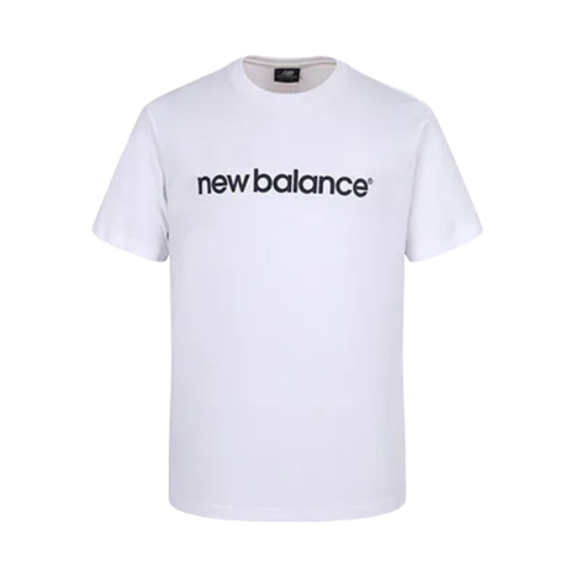 뉴발란스 에센셜 레터링 로고 티셔츠 화이트(New Balance Essential Lettering Logo T-Shirt White) - 1