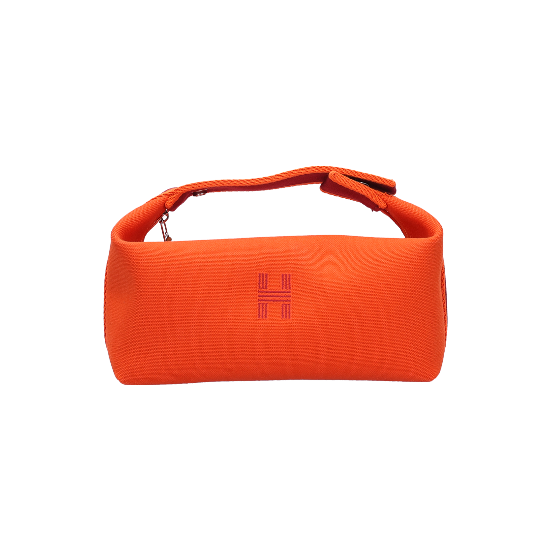 ITJA3N8RI8V2 Hermes H104222M05 Small Breed Brick Canvas & Orange Pouch