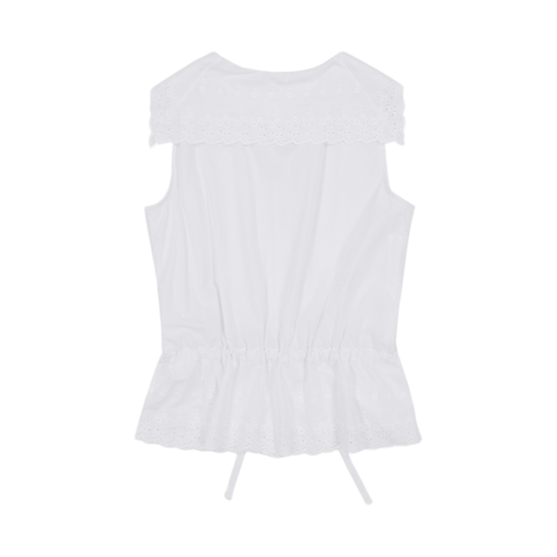 뮈르뮈르 엔트 세일러 펀칭 블라우스(MURMURE Ent Sailor Punching Blouse) - 2
