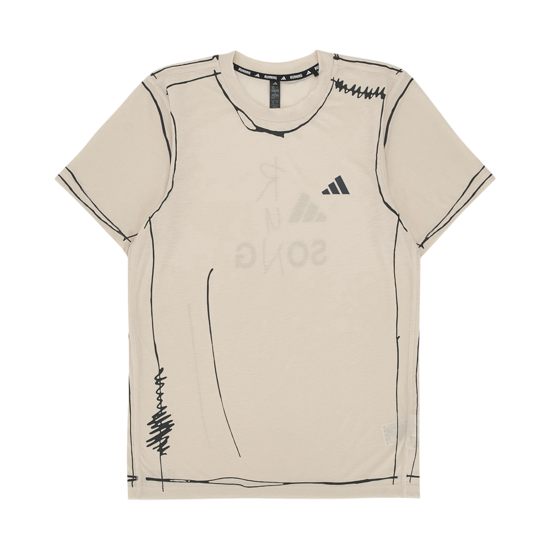 KQ7840 Adidas x Song for the Mute Adi365 Running T-Shirt Halo Ivory - US Sizing