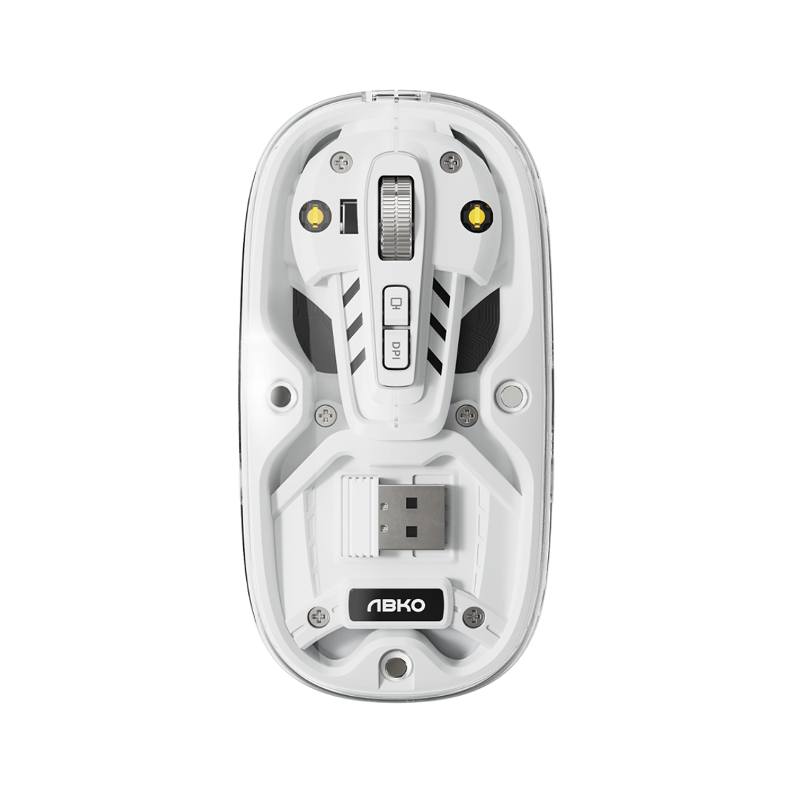 앱코 APM03 오피스에어 저소음 무선 블루투스 저소음 마우스(ABKO APM03 Office Air Low Noise Wireless Bluetooth Low Noise Mouse) - 3