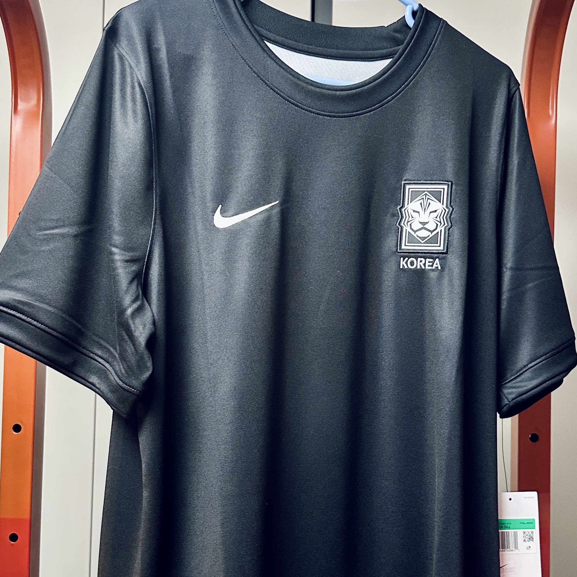 Nike x Peaceminusone Korea Academy Pro Short-Sleeve Football Top Black White (IH1682-010) 착용 스타일 - 2