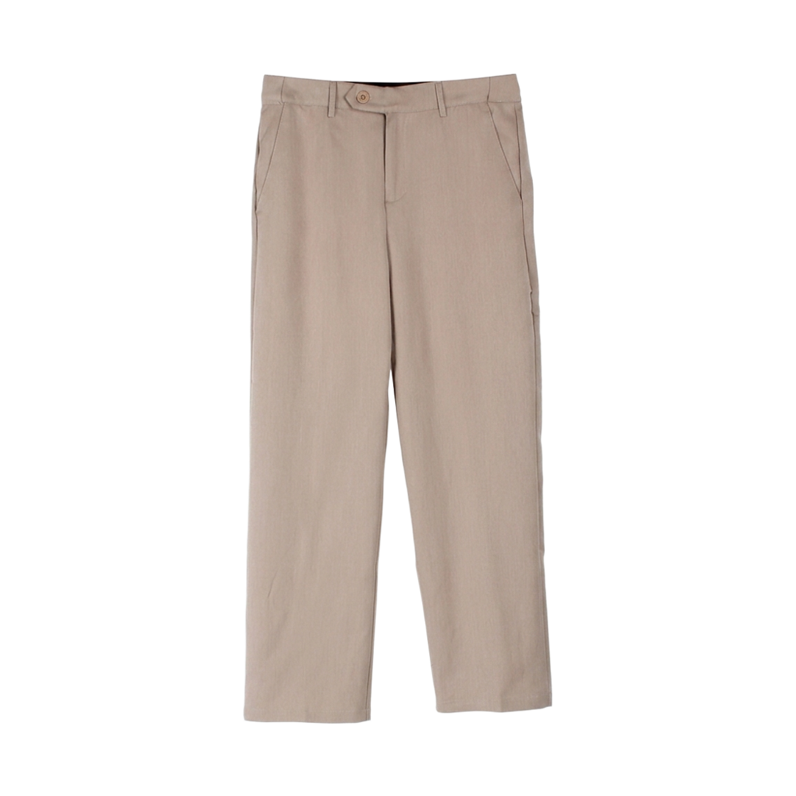 GC3904-베이지 GCLIP Silicone Side Hidden Banding Straight Slacks For Preventing Shirt From Coming Out Beige