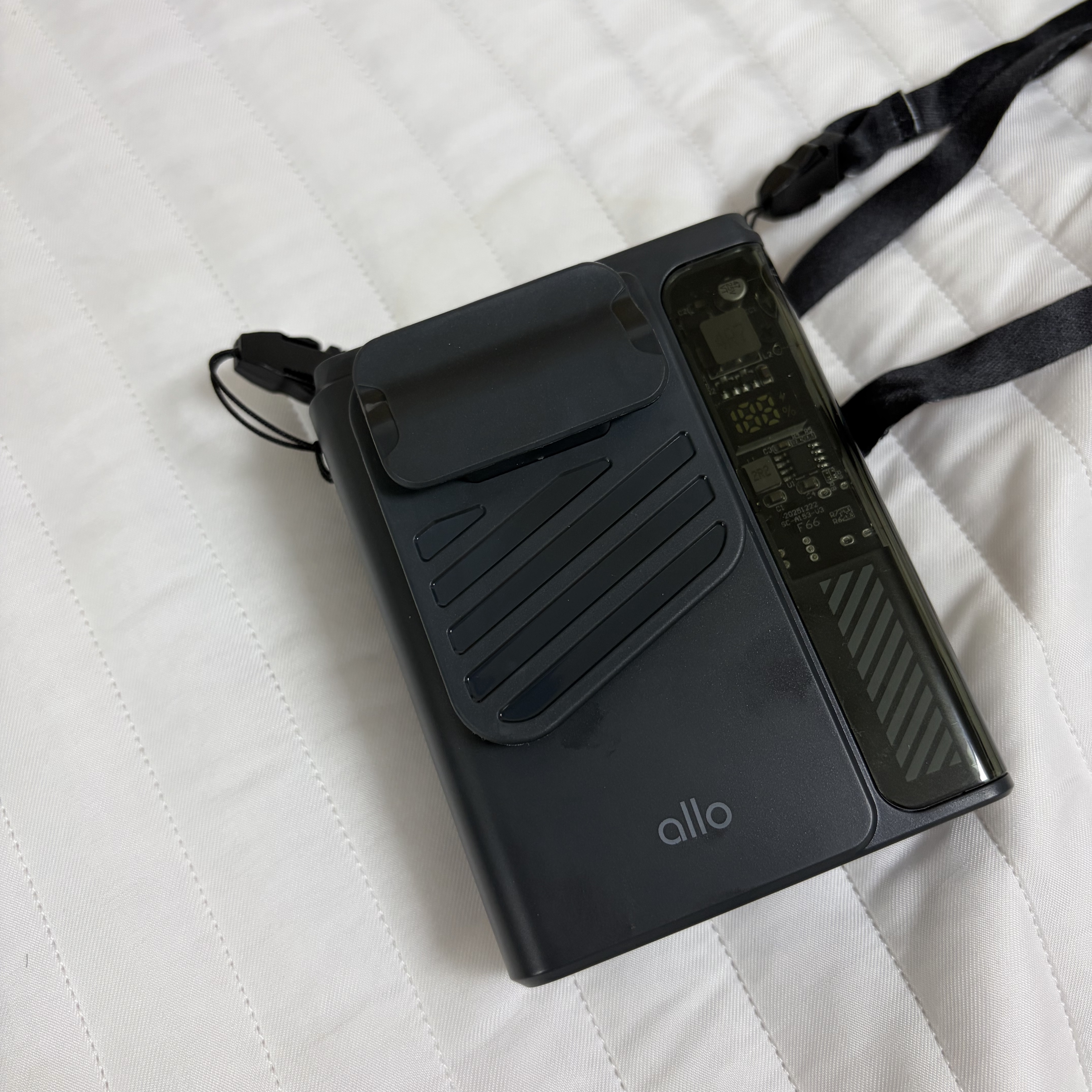 Allo Korea Airclip Body Fan Wireless Mini Portable Desk Fan FB1 착용 스타일 - 1
