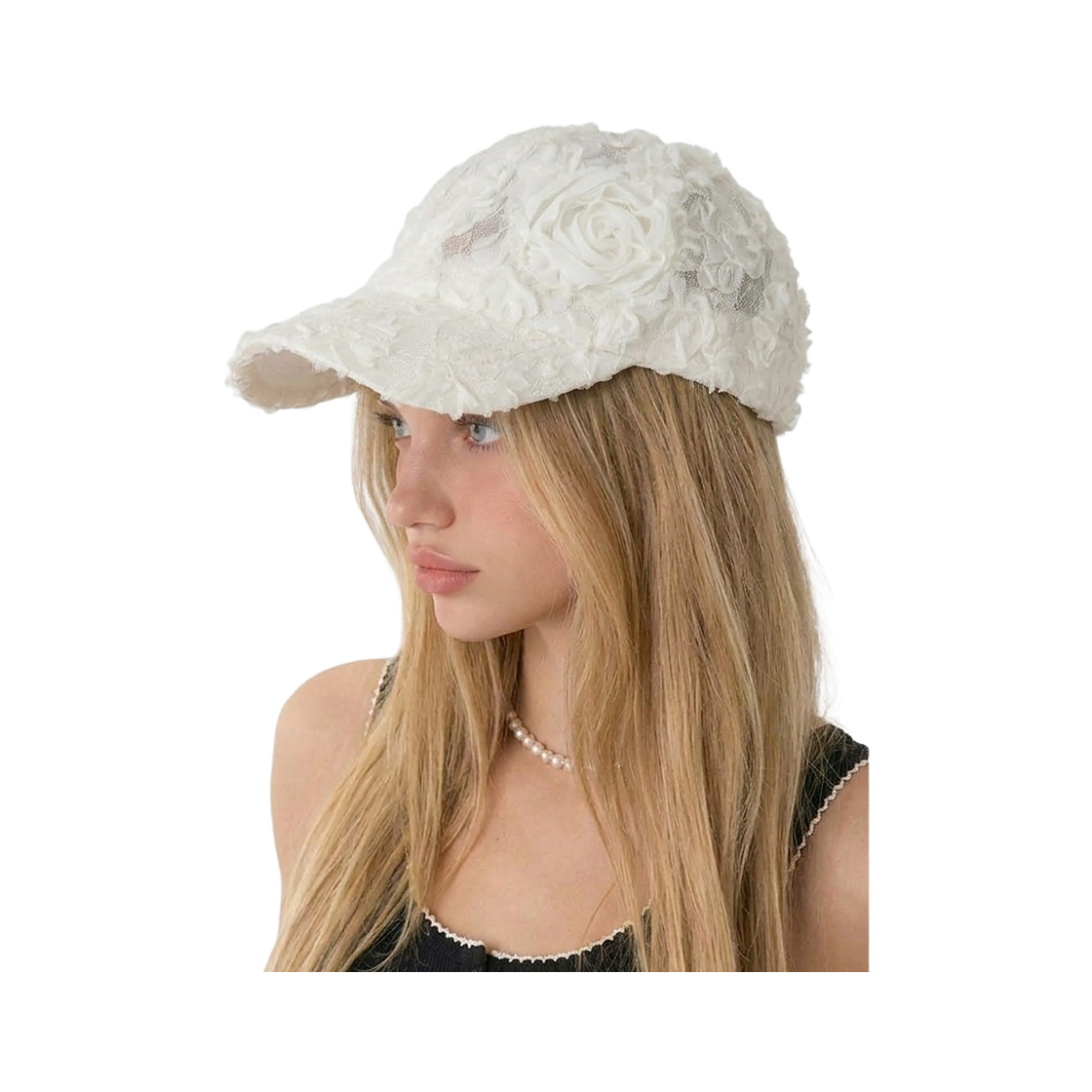 더그레이티스트 플라워 볼캡 화이트(THE GREATEST Flower Ballcap White) - 2