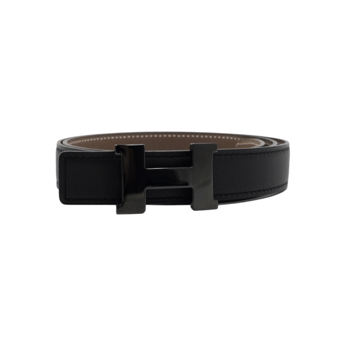 ITLCWWHTD9MV Hermes Mini Constance Reversible Leather Belt Black Buckle