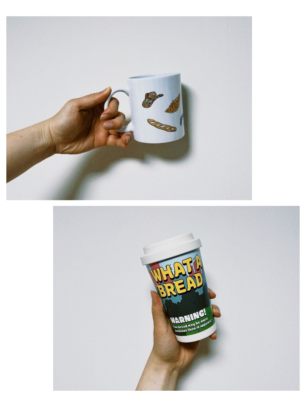 [KREAM 단독] What A Bread Daily Moments Tumbler 420ml, [KREAM 단독] What A Bread Mug White 350ml 착용 스타일 - 1