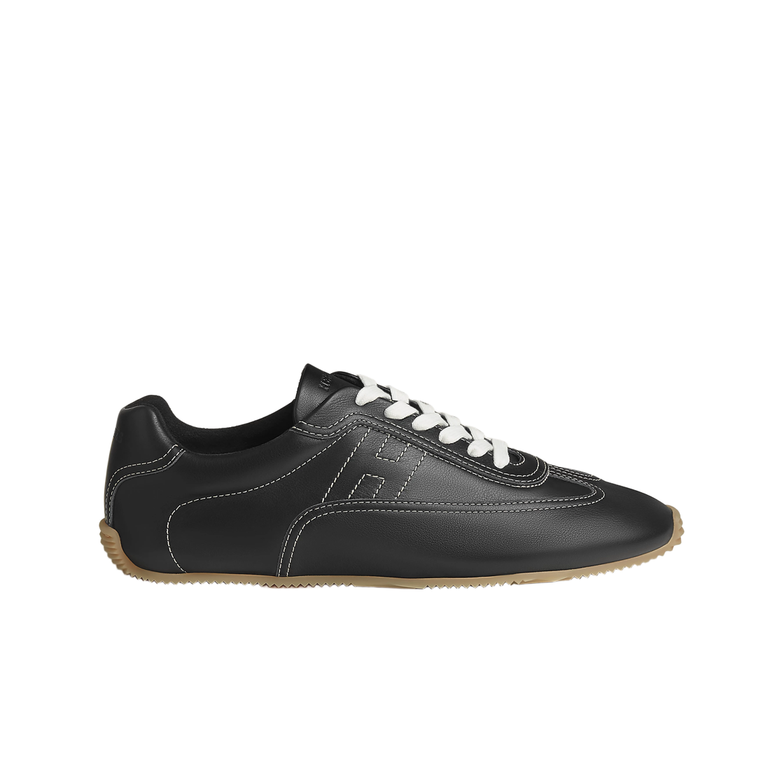 H261880ZHVD Hermes Master Sneaker Suede Goatskin & Beige Albâtre