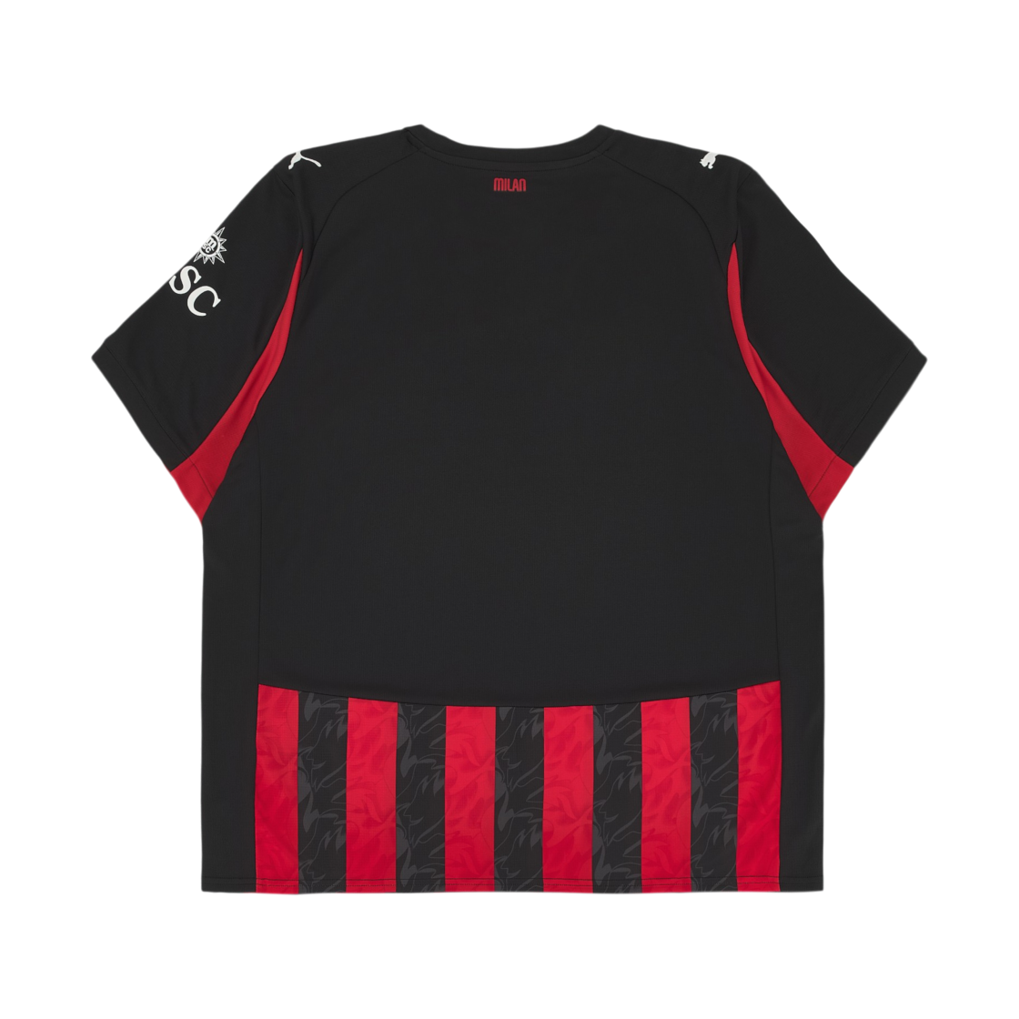 푸마 AC 밀란 2025/26 홈 레플리카 저지 올 타임 레드 블랙 (논 마킹 버전)(Puma AC Milan 2025/26 Home Replica Jersey All Time Red Black (Non Marking Ver.)) - 2
