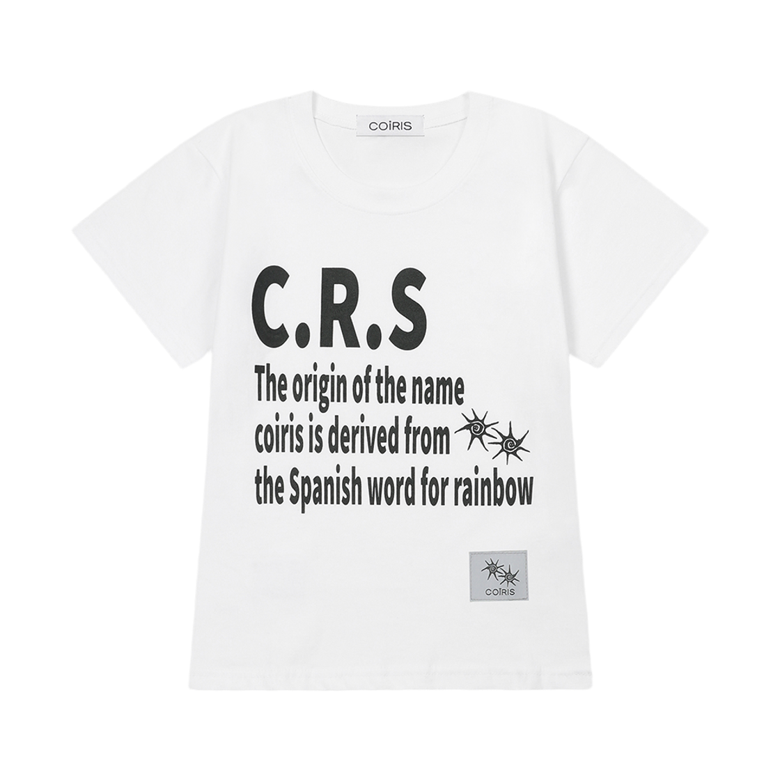 C-P00000JR Coiris Crs Vivid Slim Fit Half T White