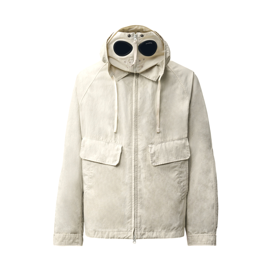 21CMOW078A110305G120 C.P. Company Twill Mixed Explorer Jacket Silver Birch - 26FW