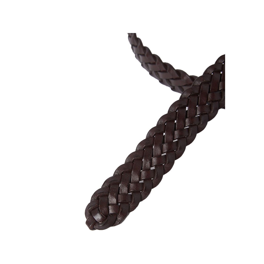 24/7 시리즈 이탈리안 레더 위빙 벨트 다크 브라운(24/7 series Italian Leather Weaving Belt Dark Brown) - 4