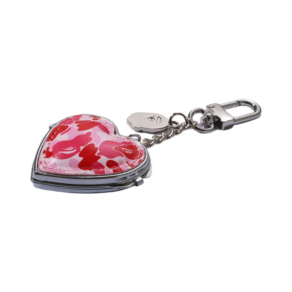 베이프 ABC 카모 하트 미러 마일로 참 핑크(BAPE ABC Camo Heart Mirror Milo Charm Pink) - 2