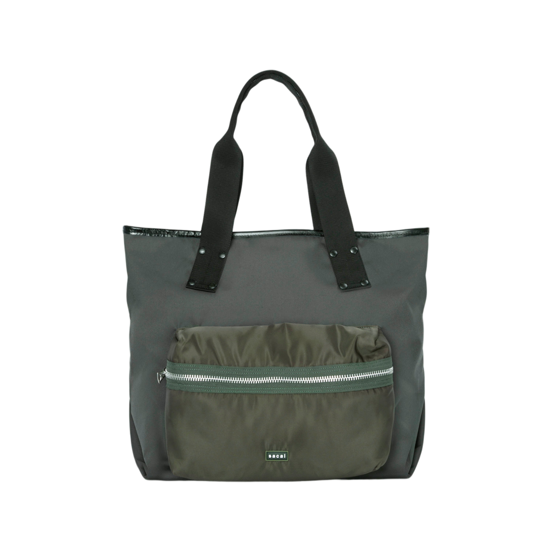 사카이 포켓 토트백 라지 D/카키(Sacai Pocket Tote Bag Large D/Khaki)