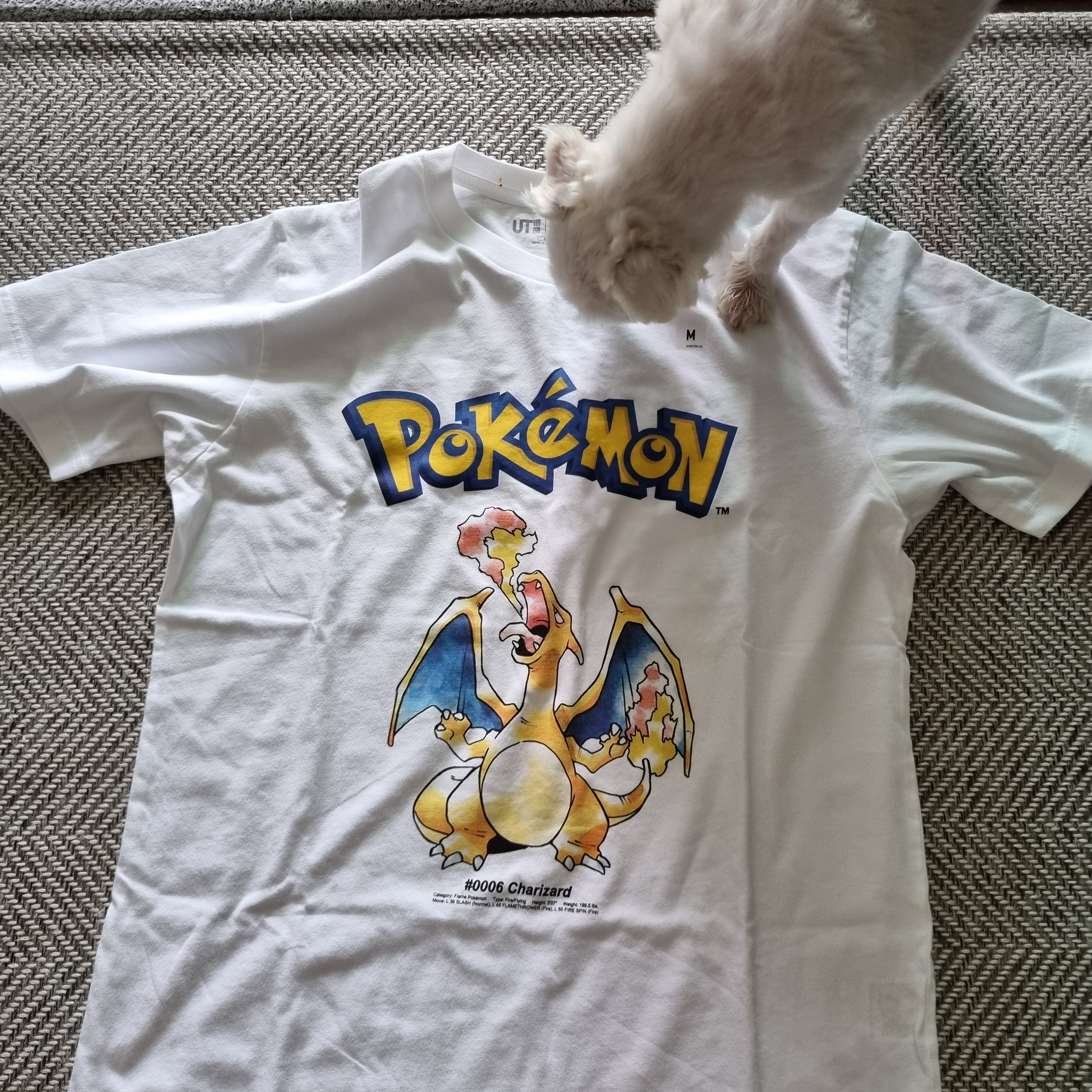 Uniqlo UT x Pokemon Graphic T-Shirt 1A White 착용 스타일 - 1