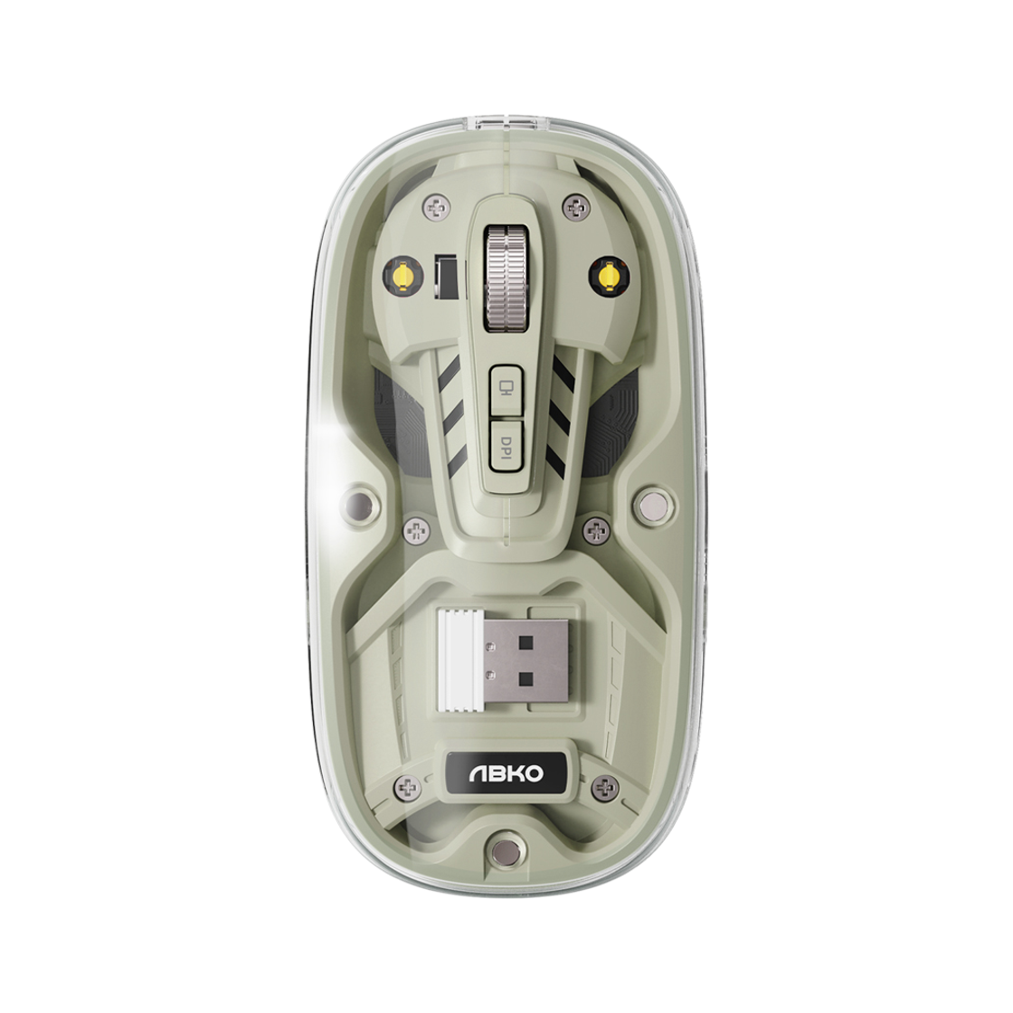 앱코 APM03 오피스에어 저소음 무선 블루투스 저소음 마우스(ABKO APM03 Office Air Low Noise Wireless Bluetooth Low Noise Mouse) - 5