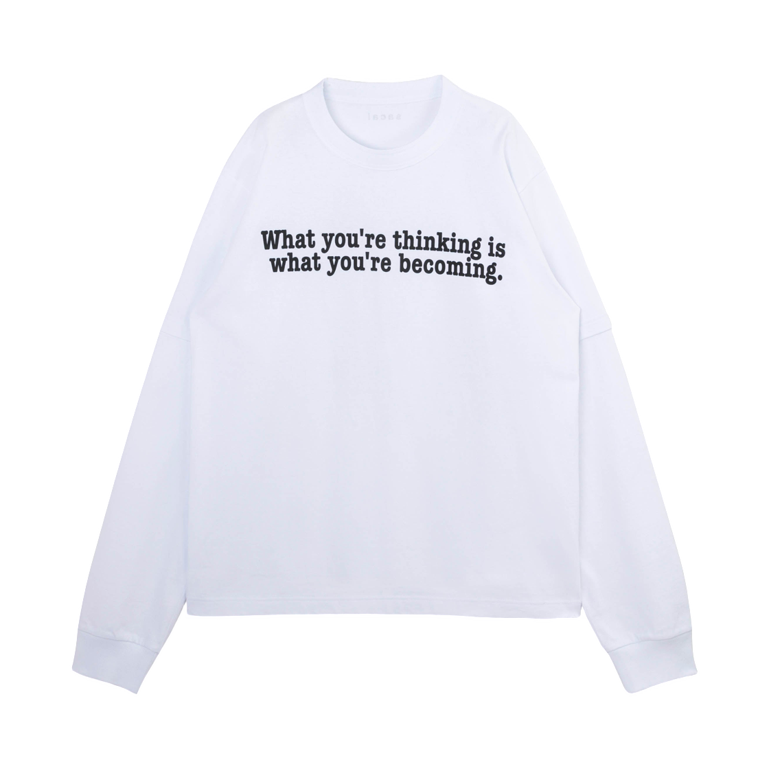 사카이 무하마드 알리 롱슬리브 티셔츠 화이트(Sacai Muhammad Ali Long-Sleeve T-Shirt White)