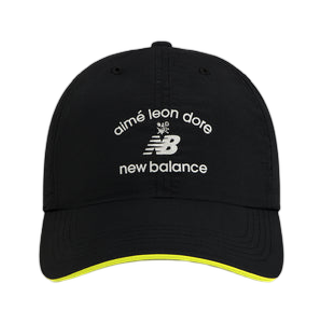 에메 레온 도르 x 뉴발란스 러닝 햇 제트 블랙(Aime Leon Dore x New Balance Running Hat Jet Black)