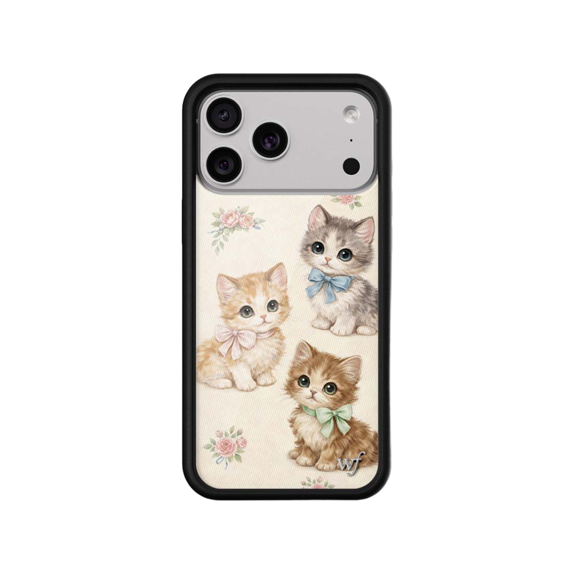 와일드플라워 아이폰 빈티지 키튼 케이스(Wildflower iPhone Vintage Kittens Case)