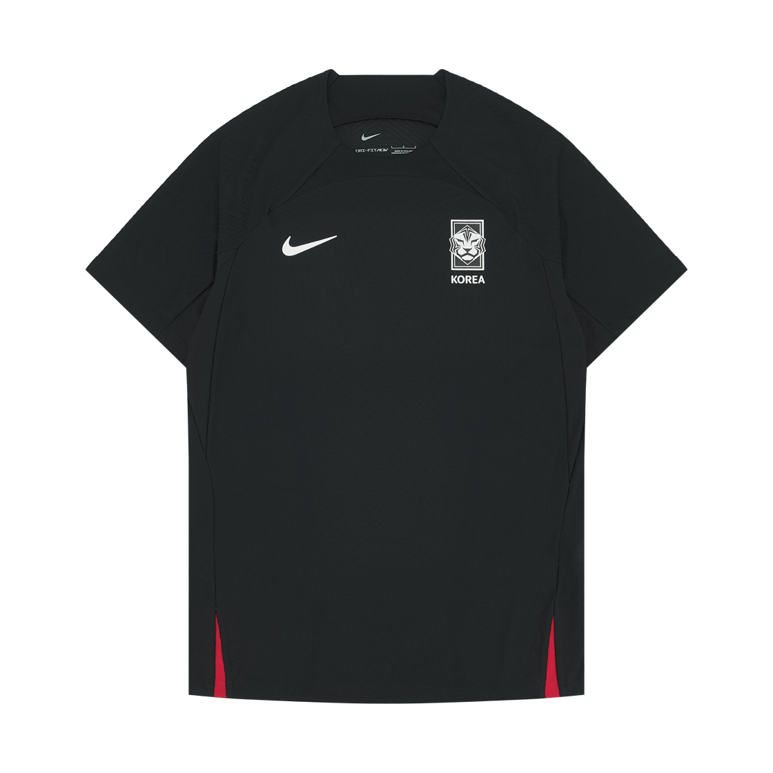 나이키 코리아 스트라이크 엘리트 사커 숏슬리브 탑 블랙 글로벌 레드(Nike Korea Strike Elite Soccer Short Sleeve Top Black Global Red) - 1