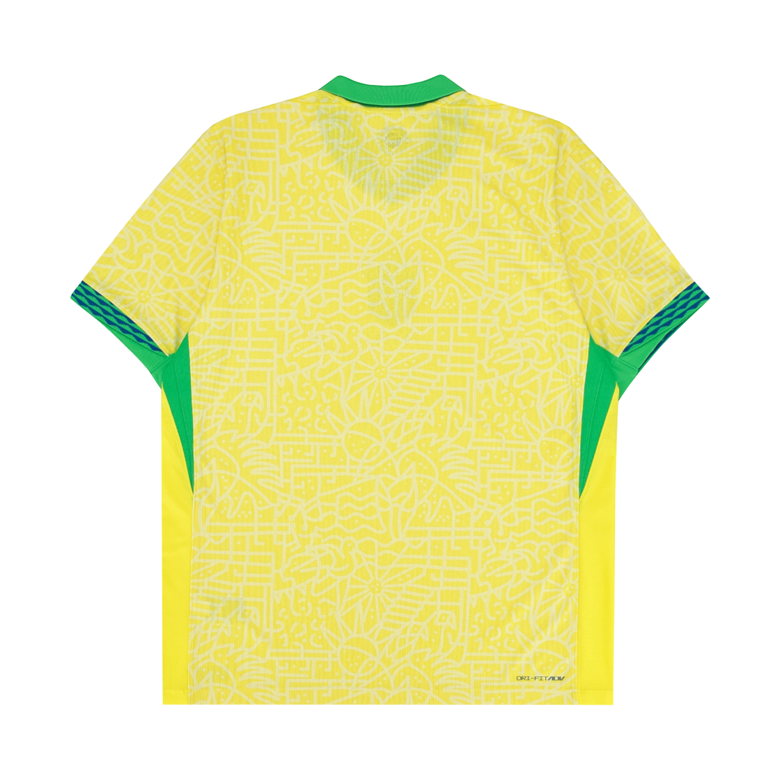 나이키 브라질 2024 드라이핏 ADV 매치 홈 어센틱 저지 다이나믹 옐로우 (논 마킹 버전)(Nike Brazil 2024 Dri-Fit ADV Match Home Authentic Jersey Dynamic Yellow (Non Marking Ver.)) - 2