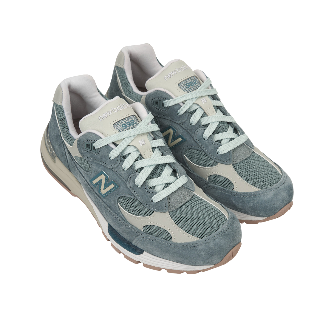 뉴발란스 x 키스 992 메이드 인 USA 에게안 블루 오이스터(New Balance x Kith 992 Made in USA Aegean Blue Oyster) - 4